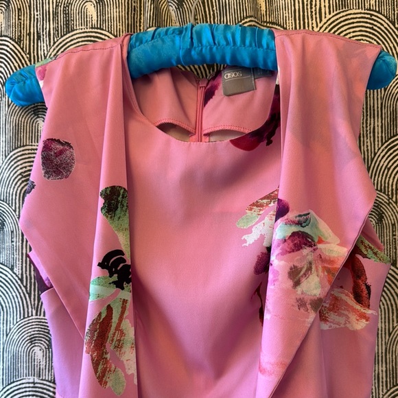 ASOS Floral Pink Sleeveless Jumpsuit - Picture 2 of 4